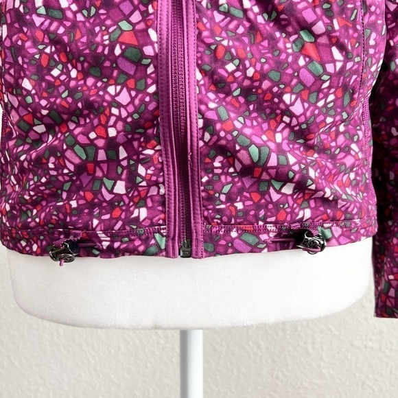 LULULEMON Real Quick Reversible Purple Paradise Camo Zip Up Jacket Women's 2 - Picture 4 of 8